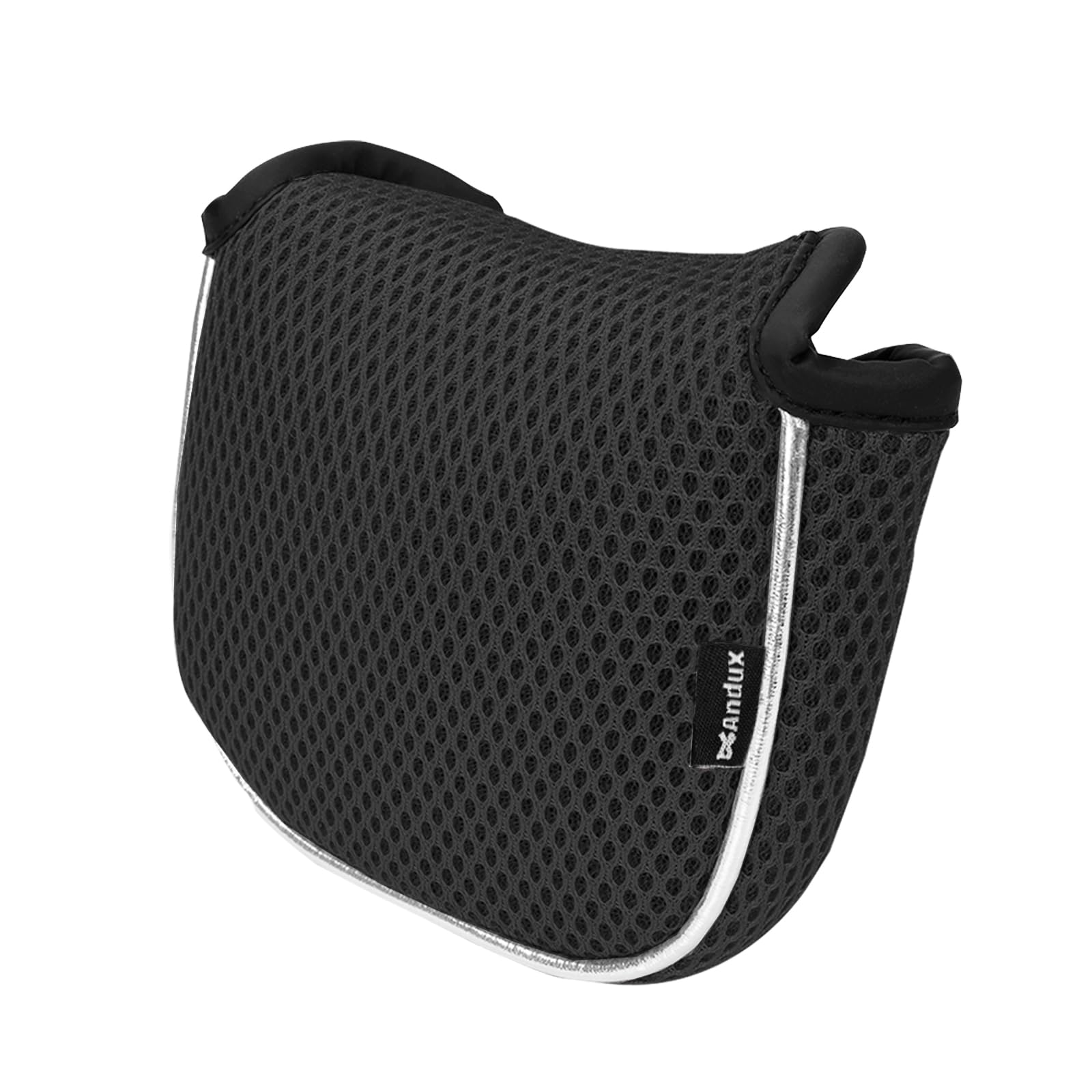 Andux Mallet Cover Golf Putter Head Covers per albero centrale Putter Nero MT/TG17, Quadrato