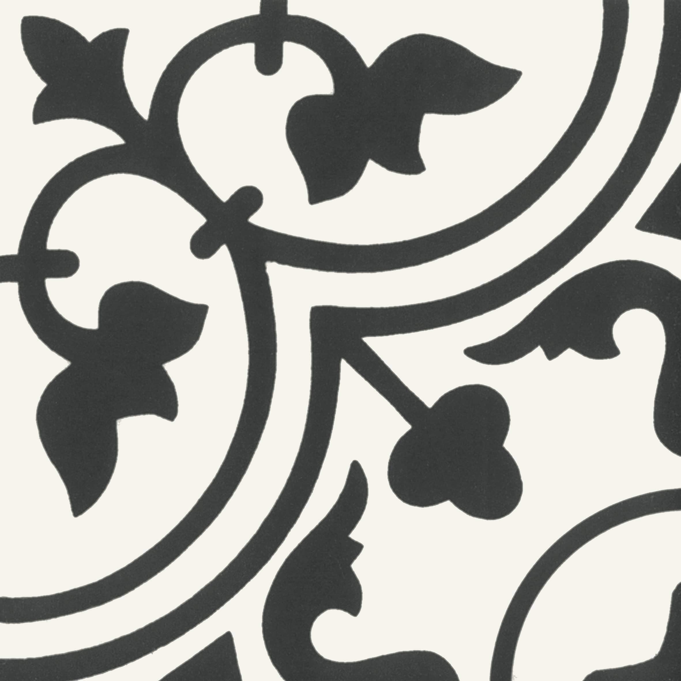 Atlas Ceramics Pattern 1 Reverie Patterned Floor & Wall Porcelain Tile, Decor 1, 200Mm X 200Mm - Kitchen Or Bathroom Splashback