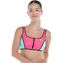 Body Glove Women's You Spin Me Zip-Front Crop Top Low Back, Sporty Silhouette