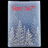 Vista 2 de Kwan Crafts 3D Tree Woodland Background Plastic Embossing Folders for Card Making Scrapbooking and Other Paper Crafts 3050933