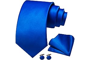 Royal Blue Tie Set for Sophisticated Gentlemen