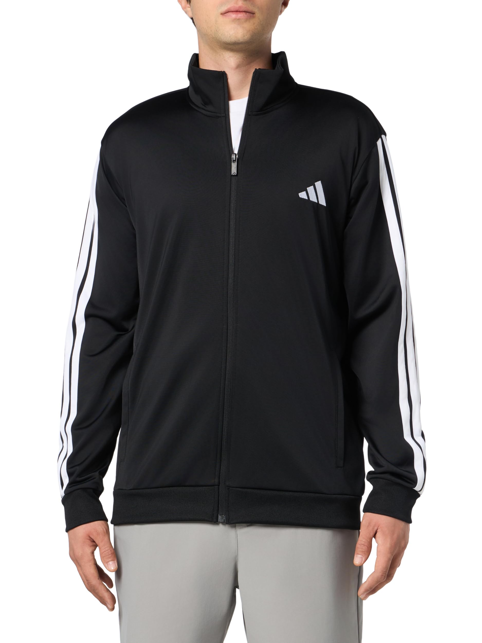 adidas Sportswear Basic 3 Stripes Fleece Tracksuit Tuta da allenamento Uomo (Pacco da 1) - 3