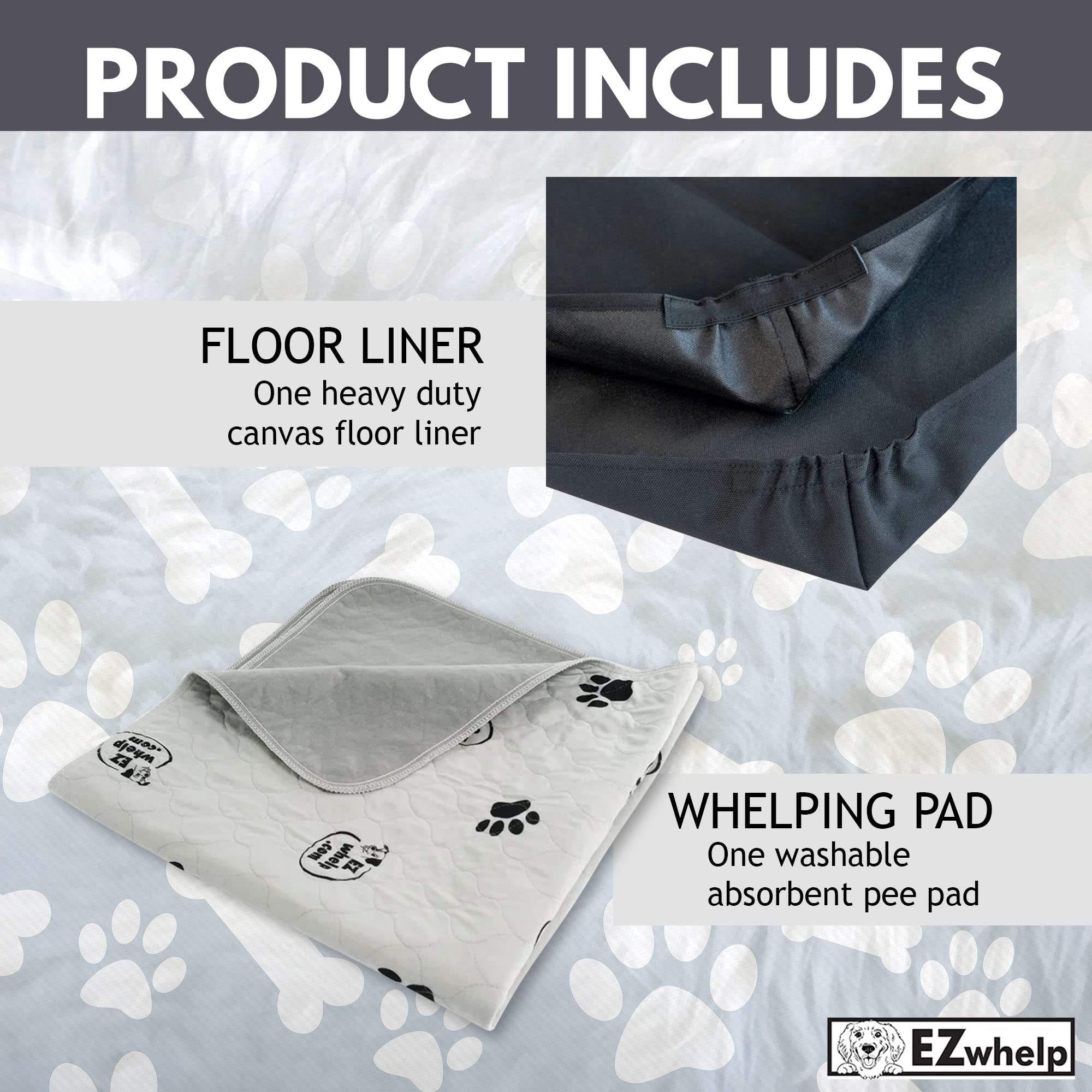 Buy EZWHELP EZCLASSIC Whelping Box for Dogs and Puppies Indoor Dog