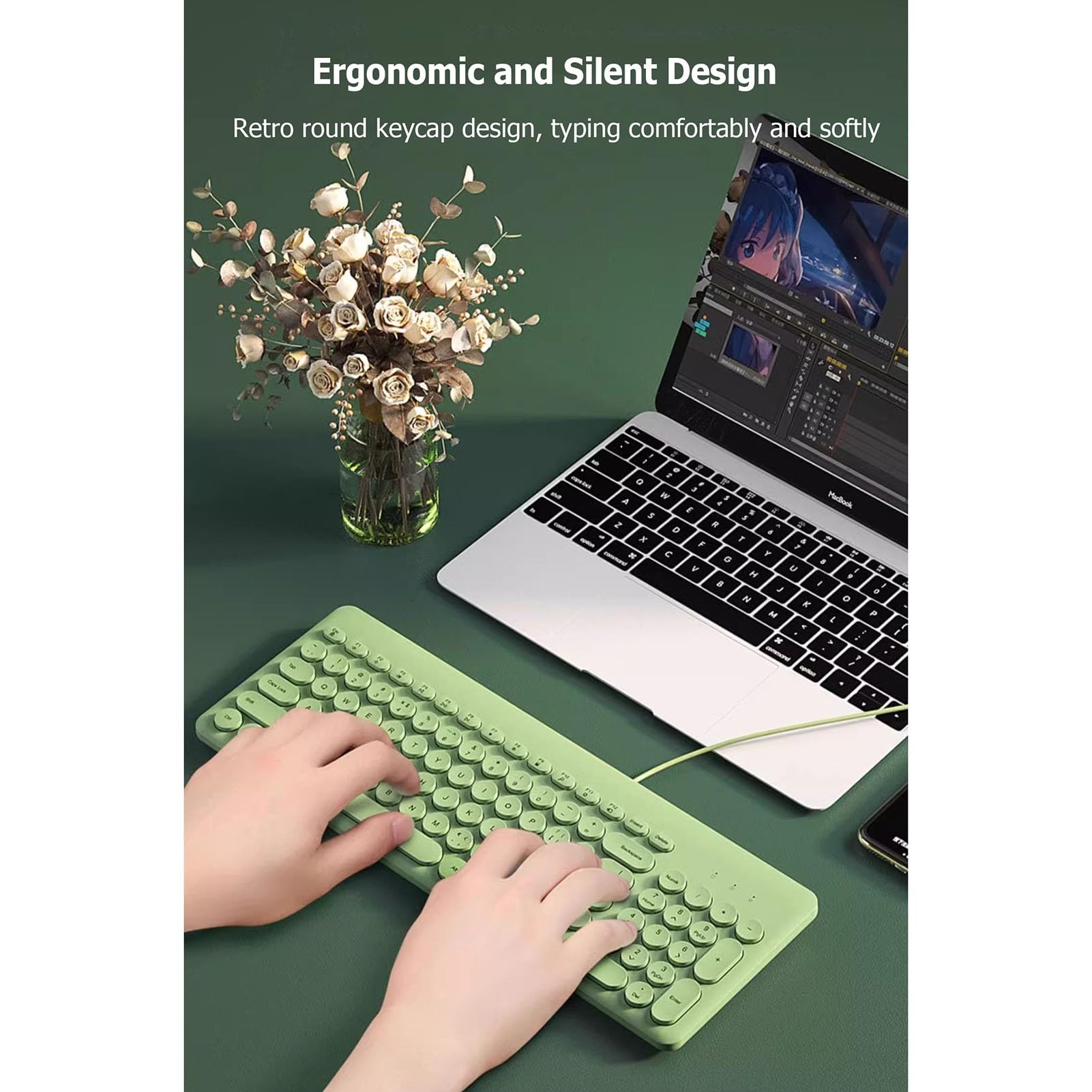 Tastiera Tastiera Da Gioco Prova Il Massimo Piacere Di Gioco, Silenzioso Ed Efficiente: Tastiera Da Gioco Sussurrante Dal Comfort Ergonomico(E)