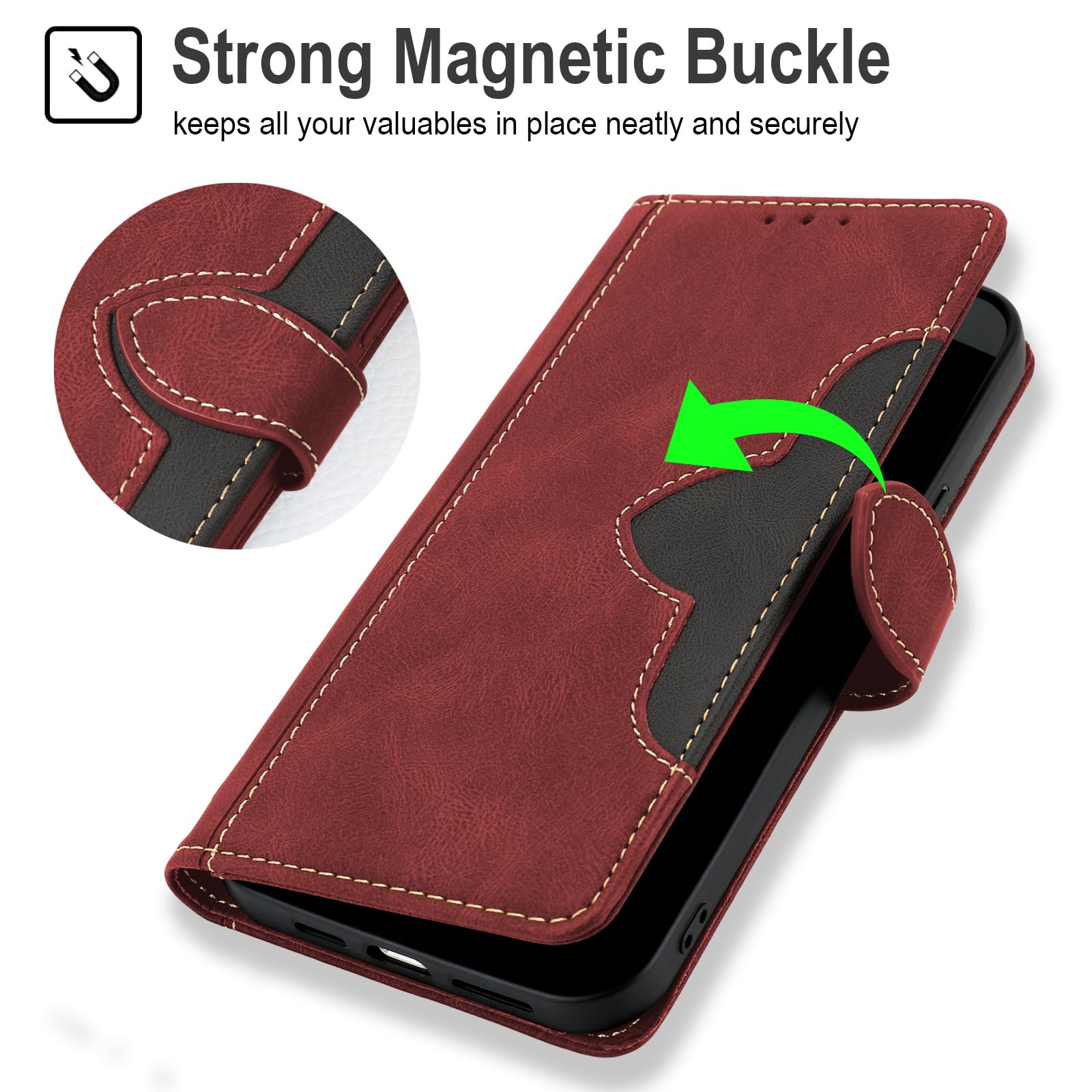MOJIA Cover per Realme C55 4G, Custodia Ultra Sottile Porta Carte, Copertura per Telefono in TPU, Guscio Multifunzionale con Supporto ad Anello. Blu