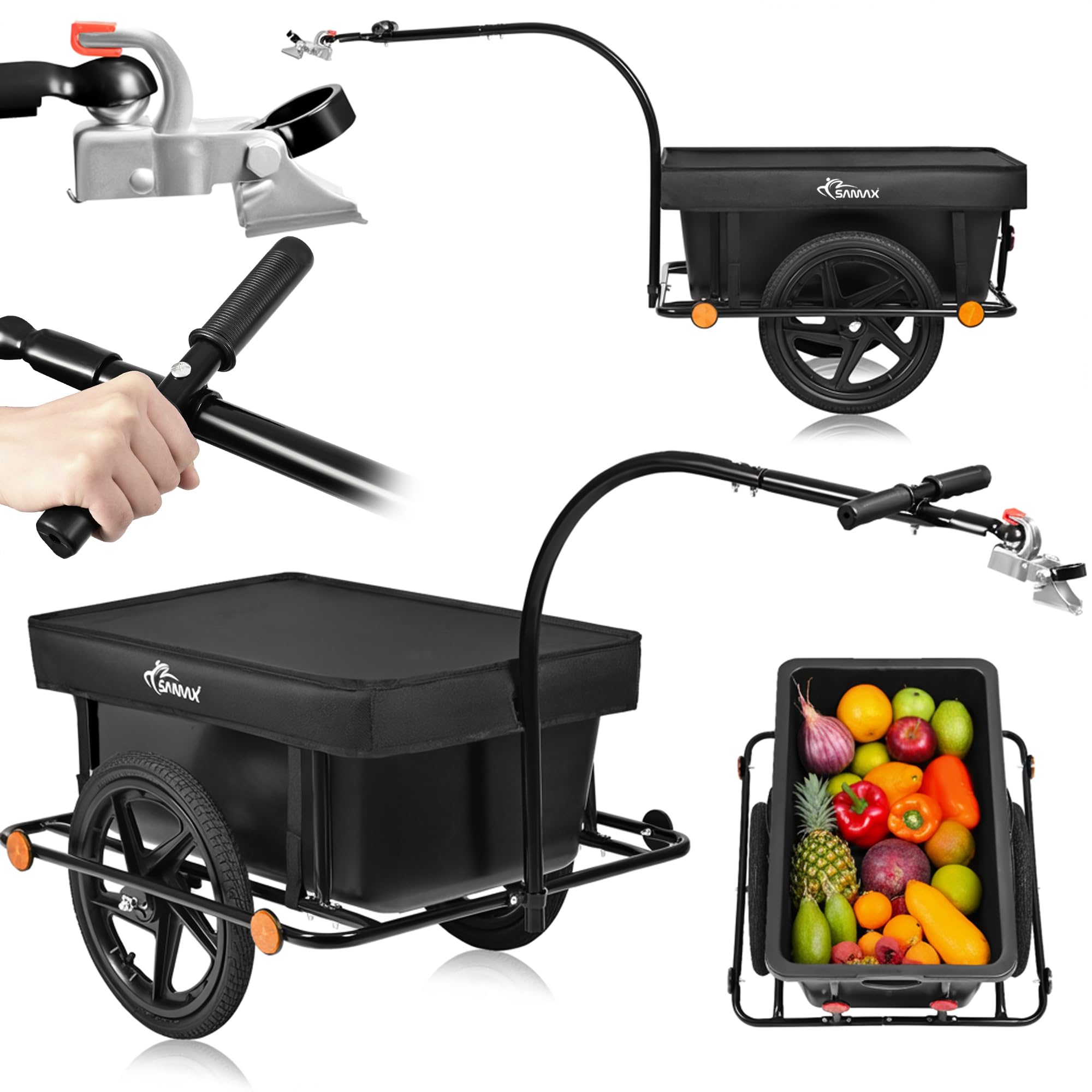 SAMAX Lastenanhänger 90l / 80kg