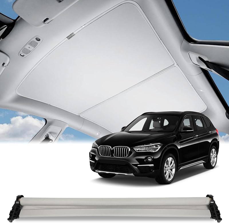 Cortina Quebra-Sol Retrátil do Teto Solar SCITOO para BMW X1 2016 a 2018