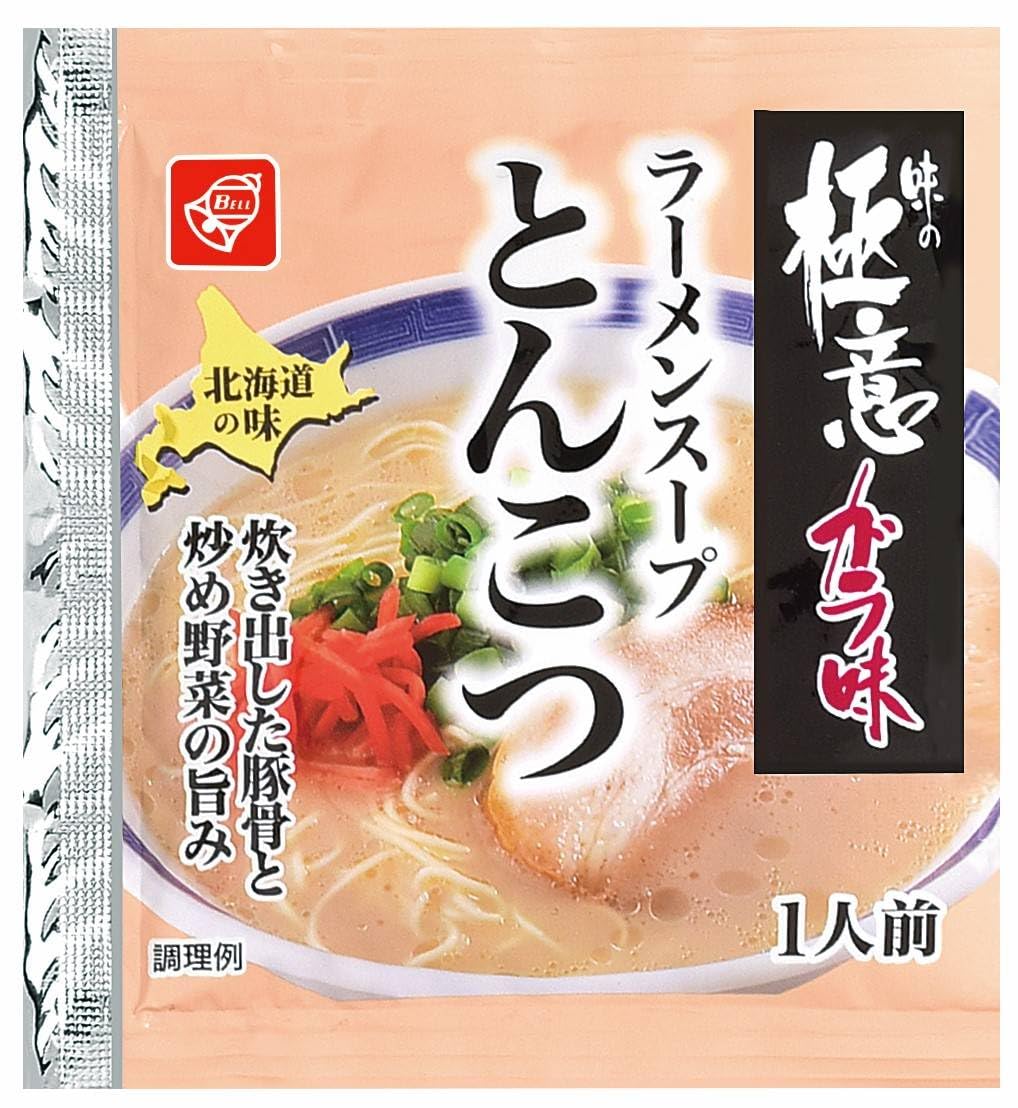 【安価】【ポイント消化】【54円】 ベル食品 極意ガラ味ラーメンスープとんこつ 42g