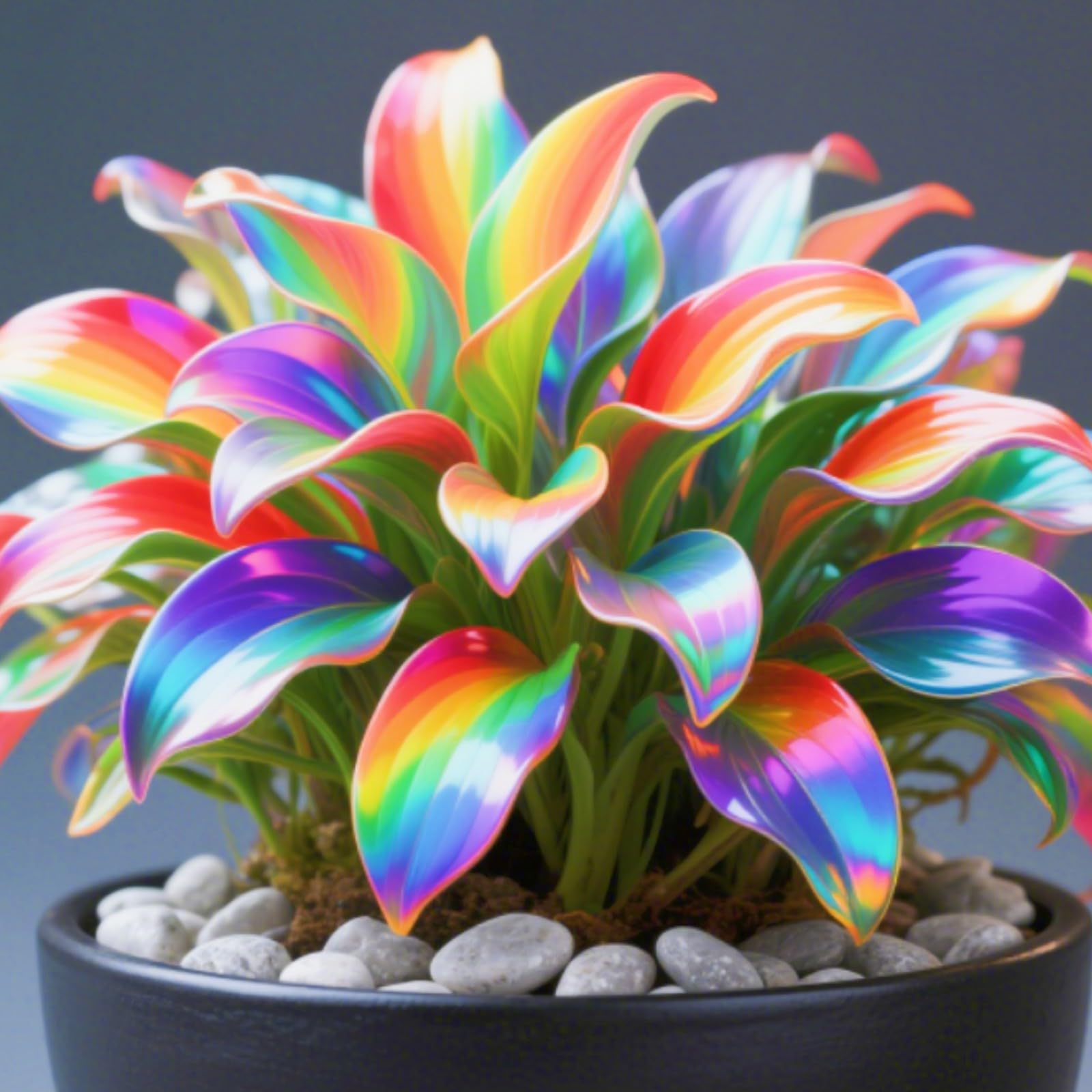 Holiday Gifts Hostas Plants UK Rapid Growth Easy Planting Garden Flowers Wedding Flowers-8Bulbs-c