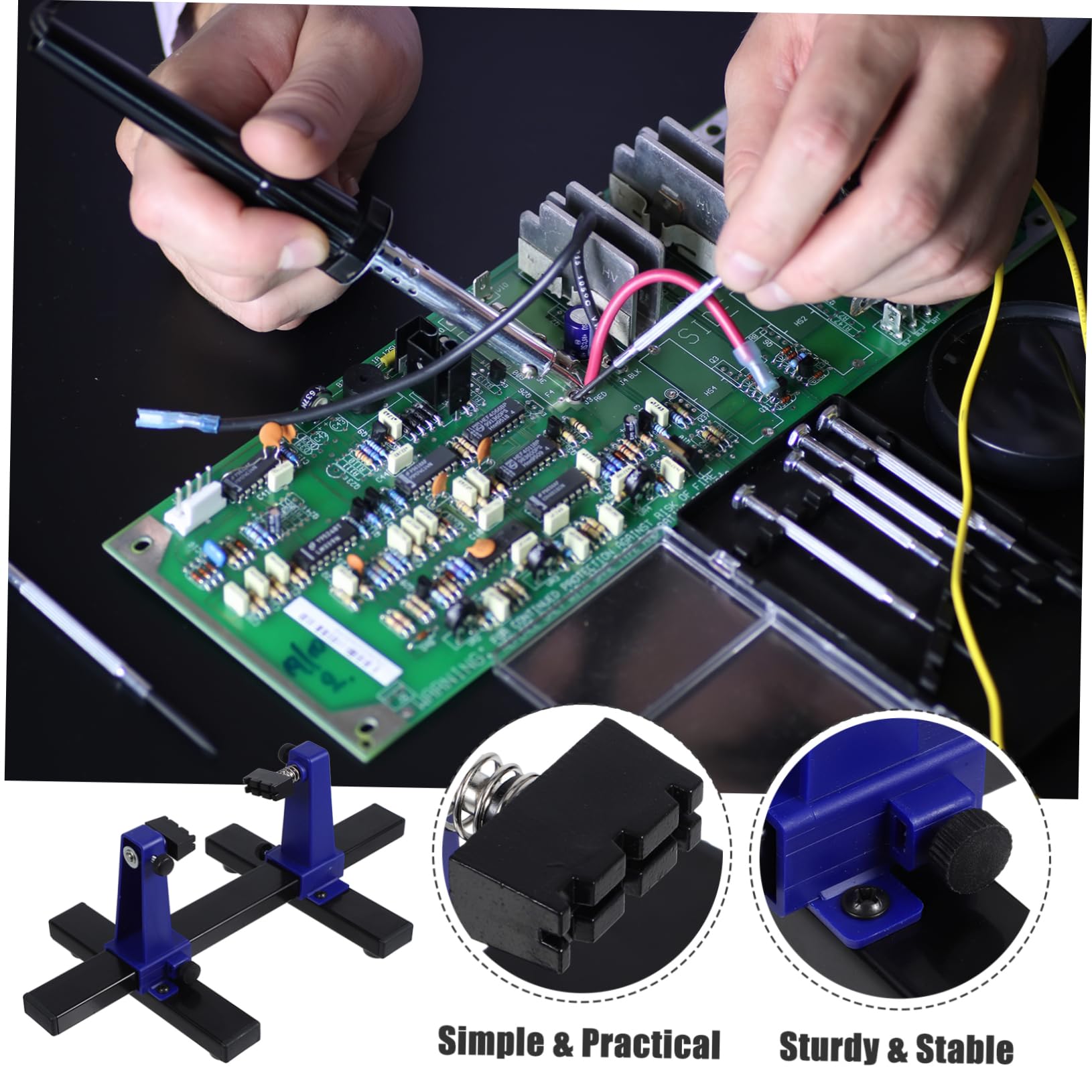 Soporte Ajustable para Placa de Circuito Impreso, Marco de Sujeción Pcb