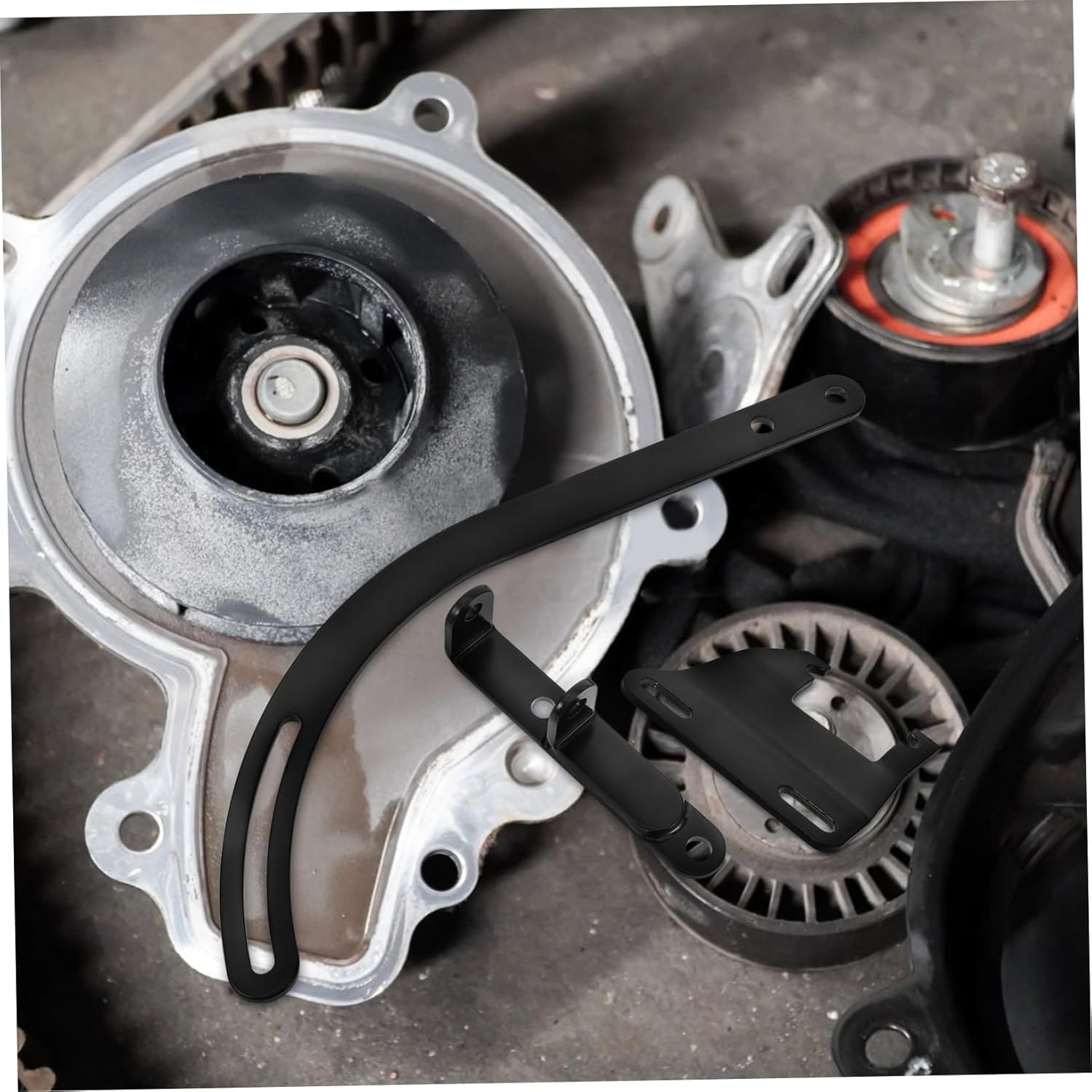 1set Alternator Mount Bracket for Water Pump Sturdy Automotive Support Compatible with Chevrolet Easy Installation for Enhanced Generator Performance