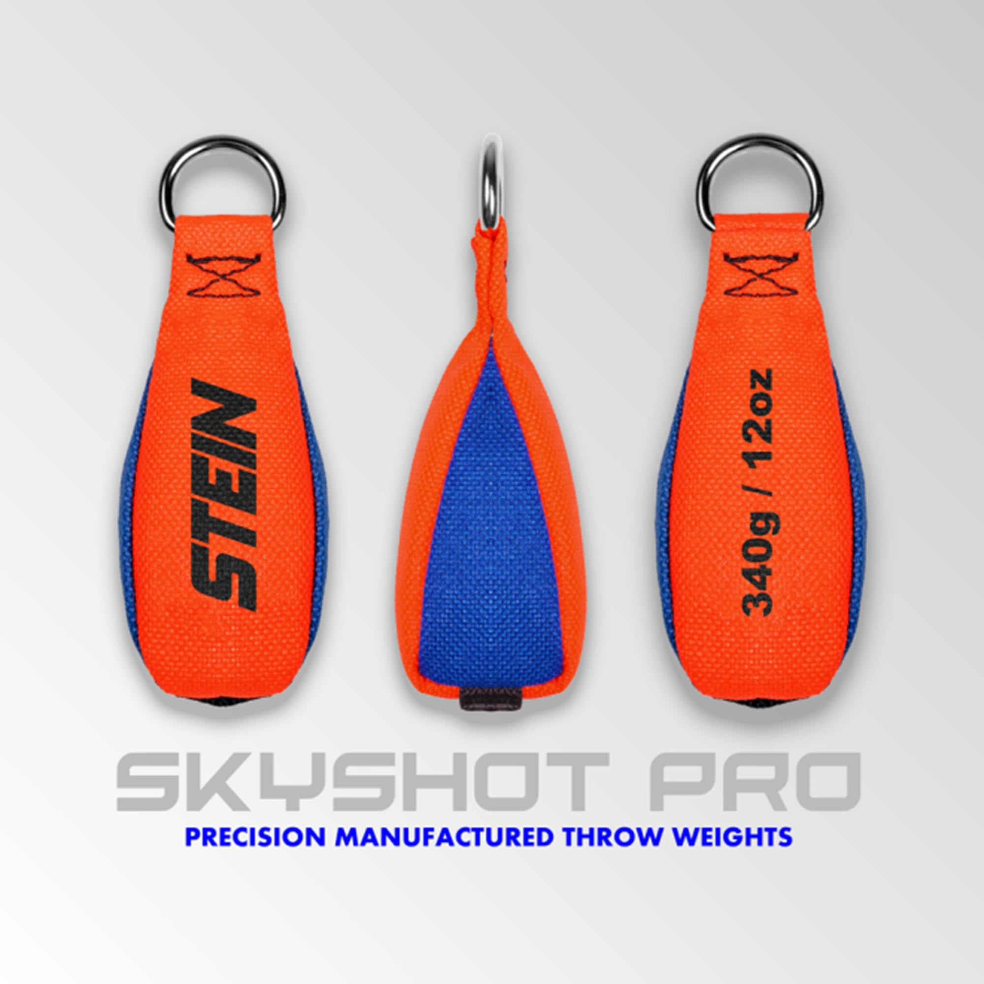 Stein Kit de línea de tiro profesional de lujo con bolsa de almacenamiento VAULT 4, línea de tiro naranja de 2,0 mm y peso de tiro de 280 g/10 oz