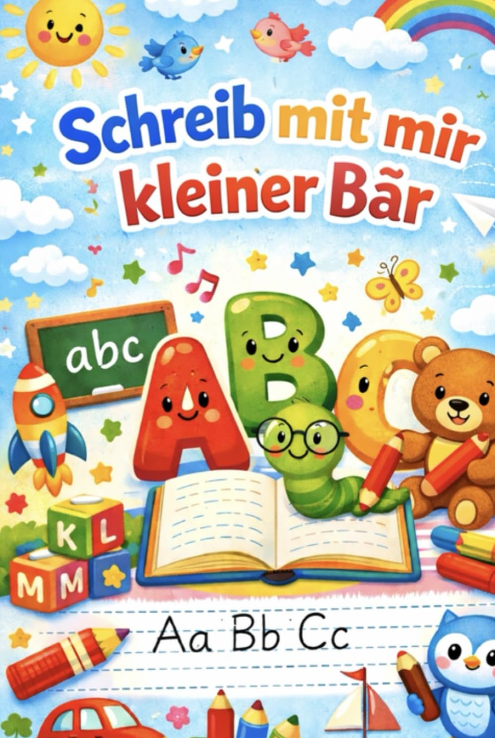 Schreib mit mir kleiner Bär