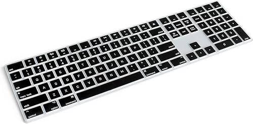 Funda de teclado de silicona para teclado Apple Magic con teclado numérico MQ052LLA A1843 diseño de EE UU Funda protectora ultra delgada para
