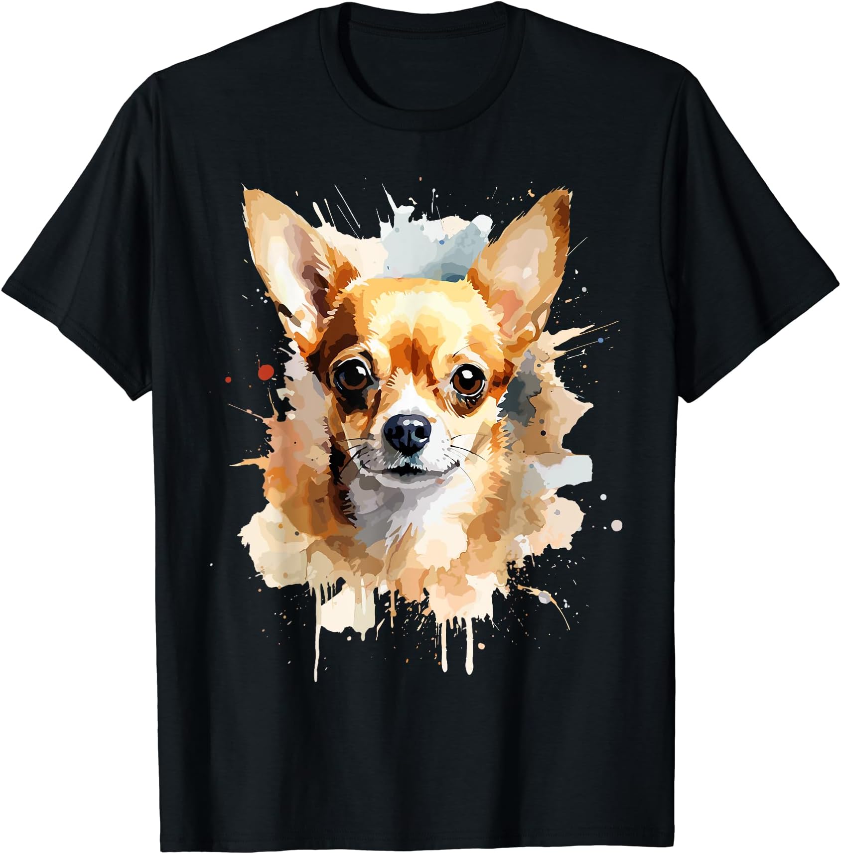 Chihuahua Lovers Design Pop Art Chihuahua Dog T-Shirt