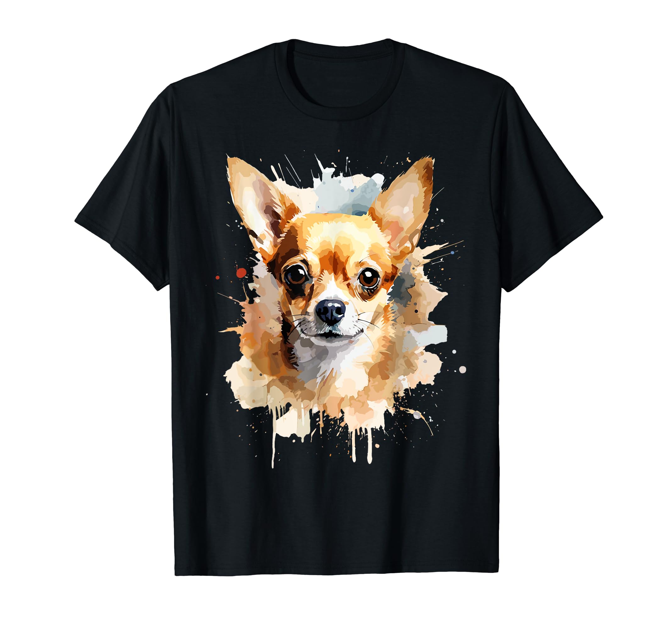 Chihuahua Lovers Design Pop Art Chihuahua Dog T-Shirt