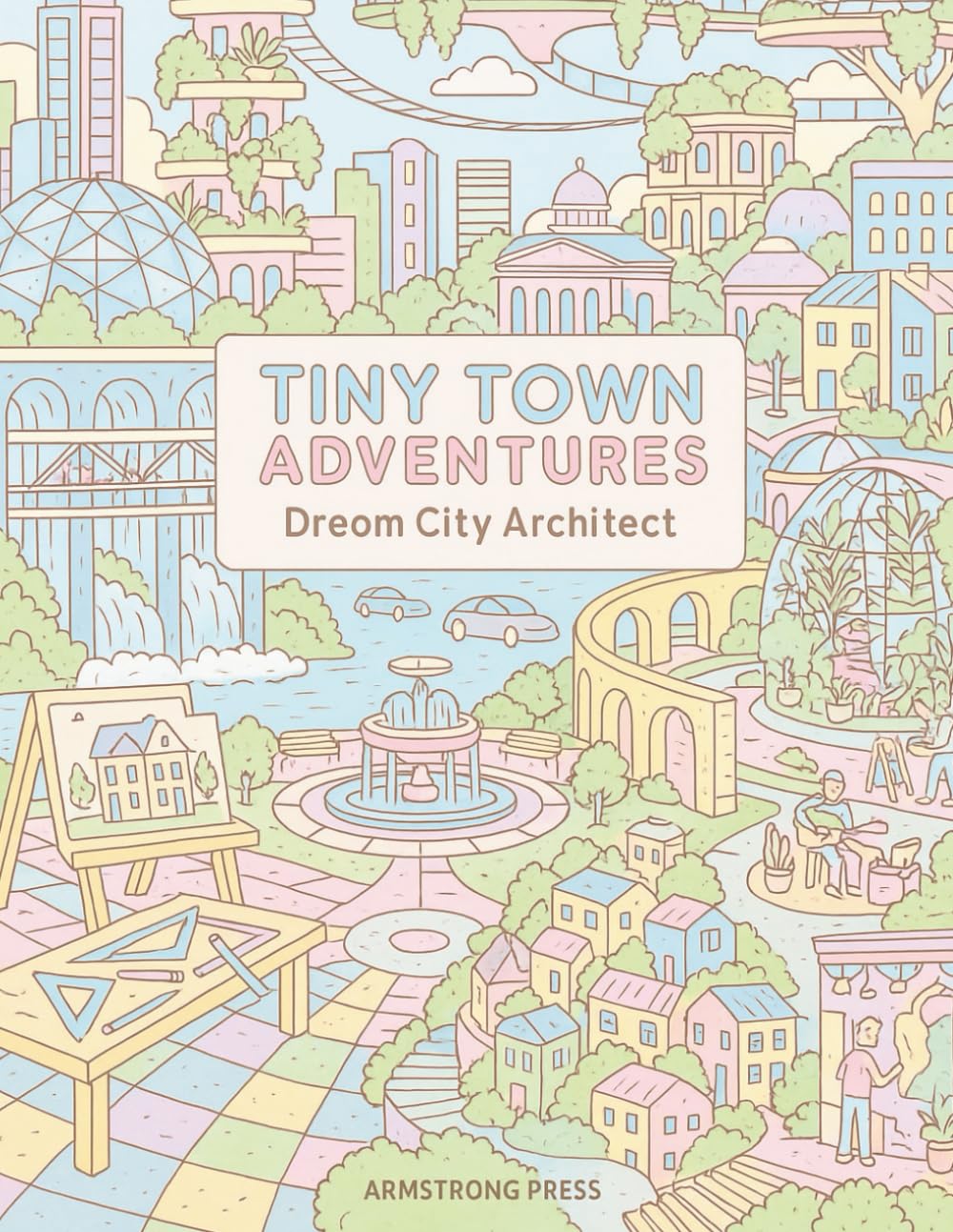 Tiny Town Adventures: Dream City Architect: Advanced creative coloring book for aspiring artists aged 11–14!