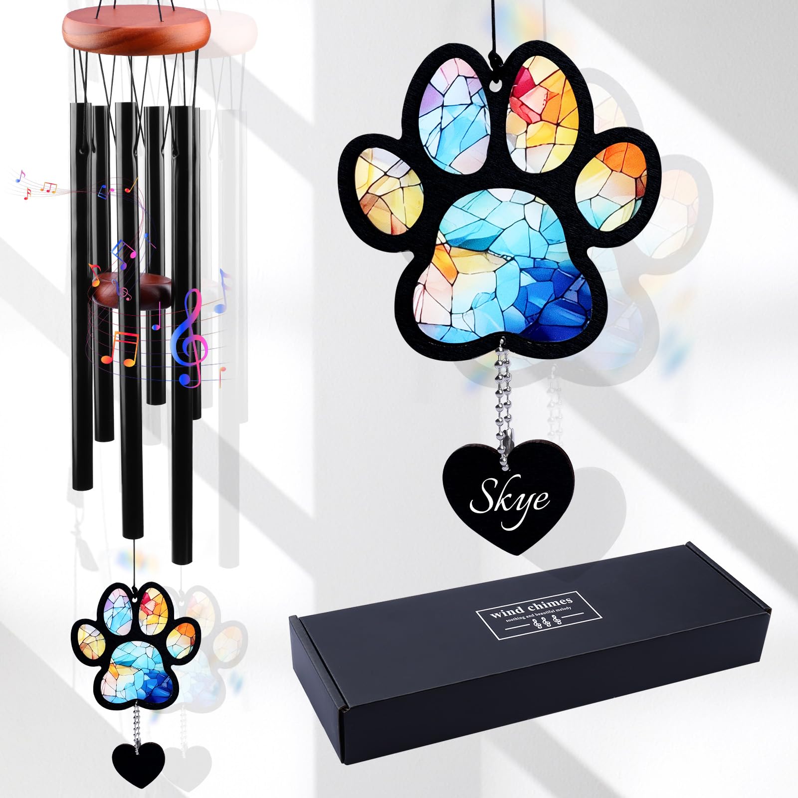 Pet Memorial Wind Chime – Dog Memorial Gifts for Loss of Dog — image 1