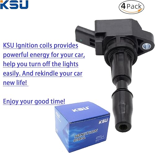 Miniatura 2 de KSU Paquete de bobinas de encendido compatibles con Hyundai Genesis Sonata Santa fe Tucson Optima Sportage Sorento G80 G90 G70 273002GGA0 UF764 2.0