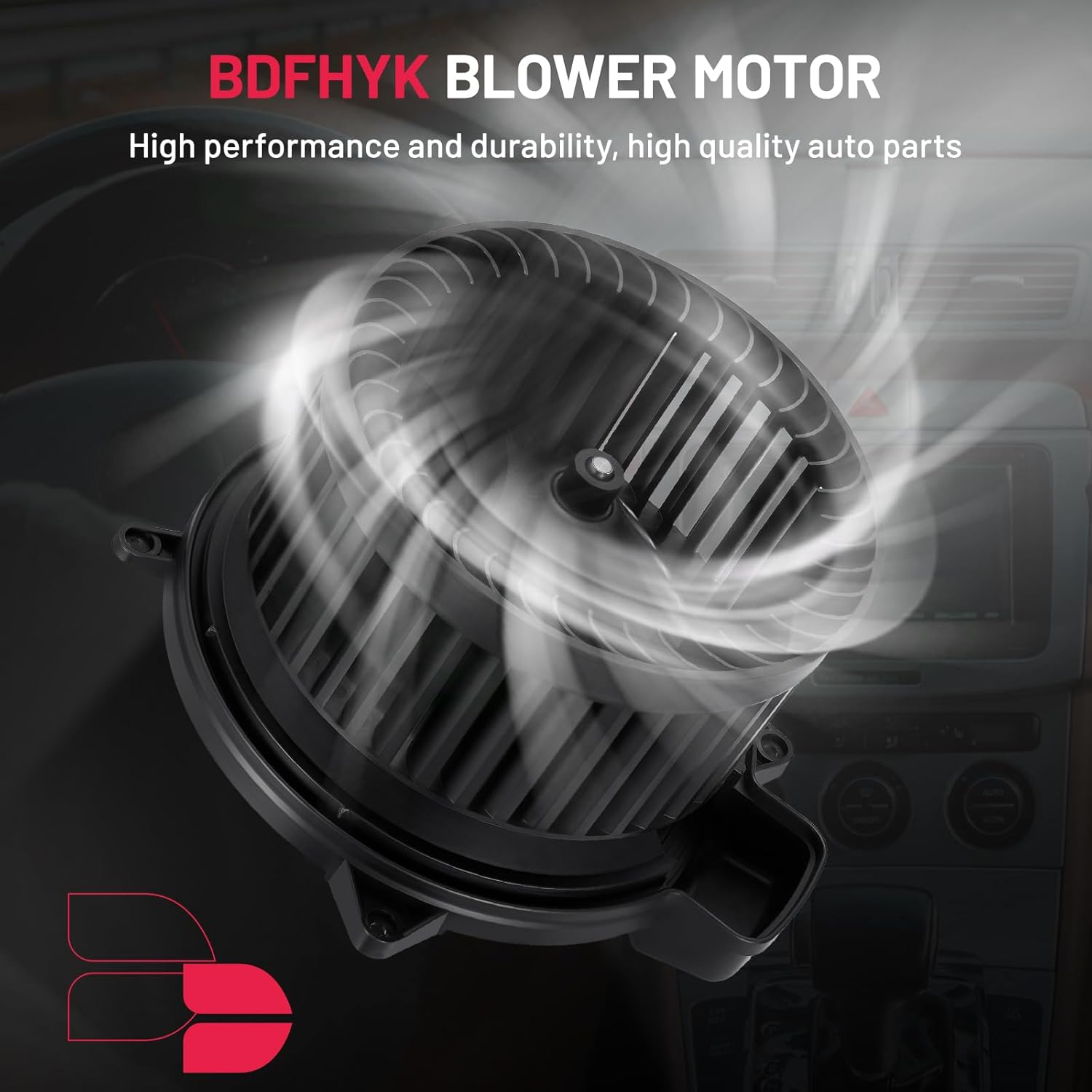 BDFHYK AC Heater Blower Motor Fan PM4112 Compatible with Mercedes-Benz GL320 GL350 GL450 GL550 ML320 ML350 ML450 ML500 ML550 ML63 AMG R320 R350 R500 R550 R63 AMG,HVAC Blower Motor Assembly
