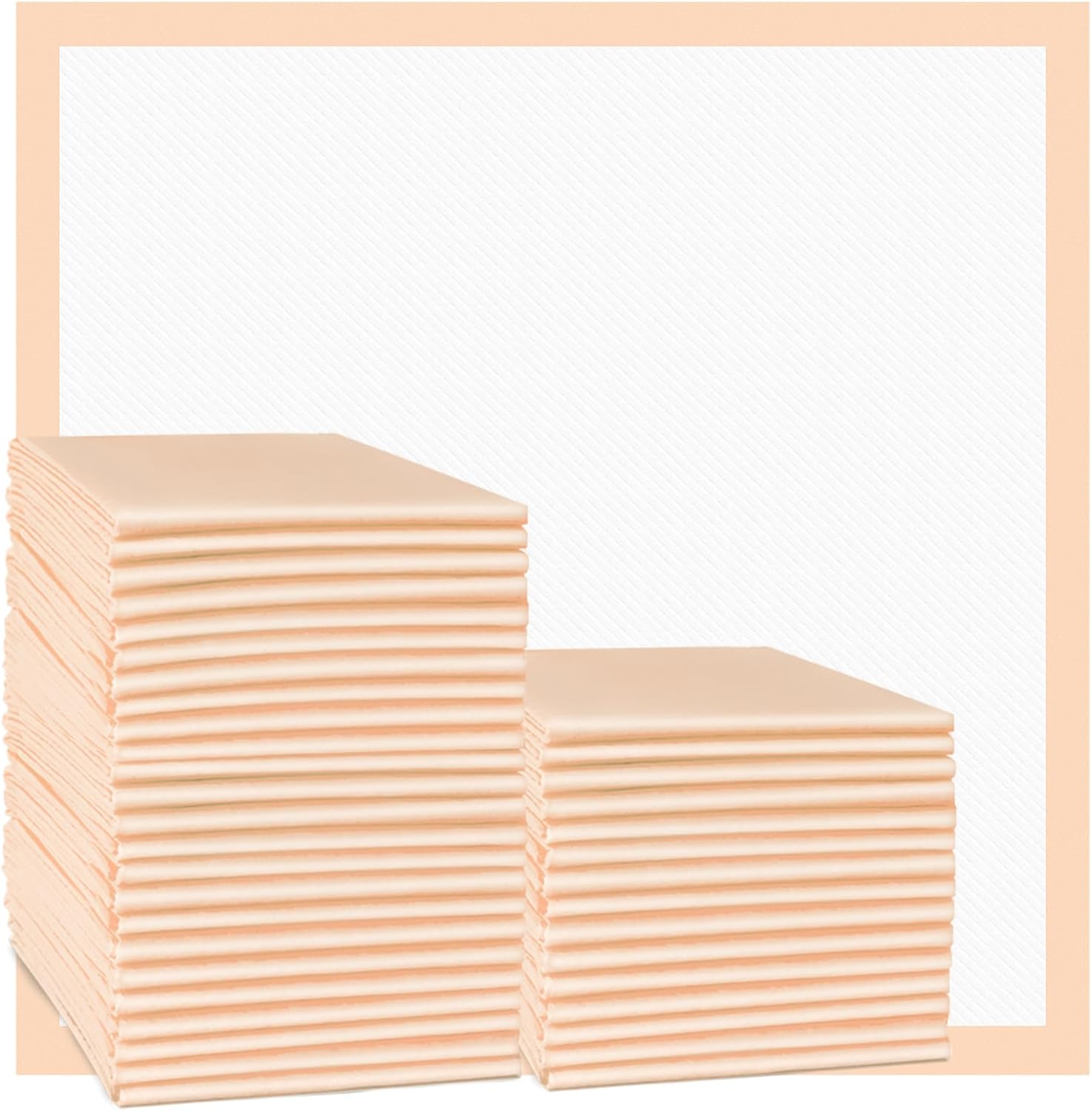 MKISS Extra Large Bed Pads 40" x 36", 25 Count Disposable Super Absorbent Heavy Duty Incontinence Underpads, Thicken Chucks Pads for Adults