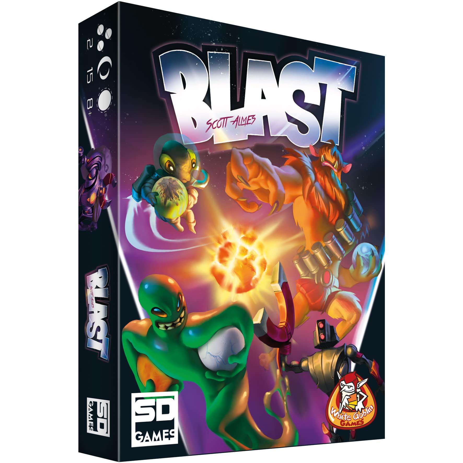 SD GAMES Blast - Strategy Game for Ages 8, Board Game 2 Players