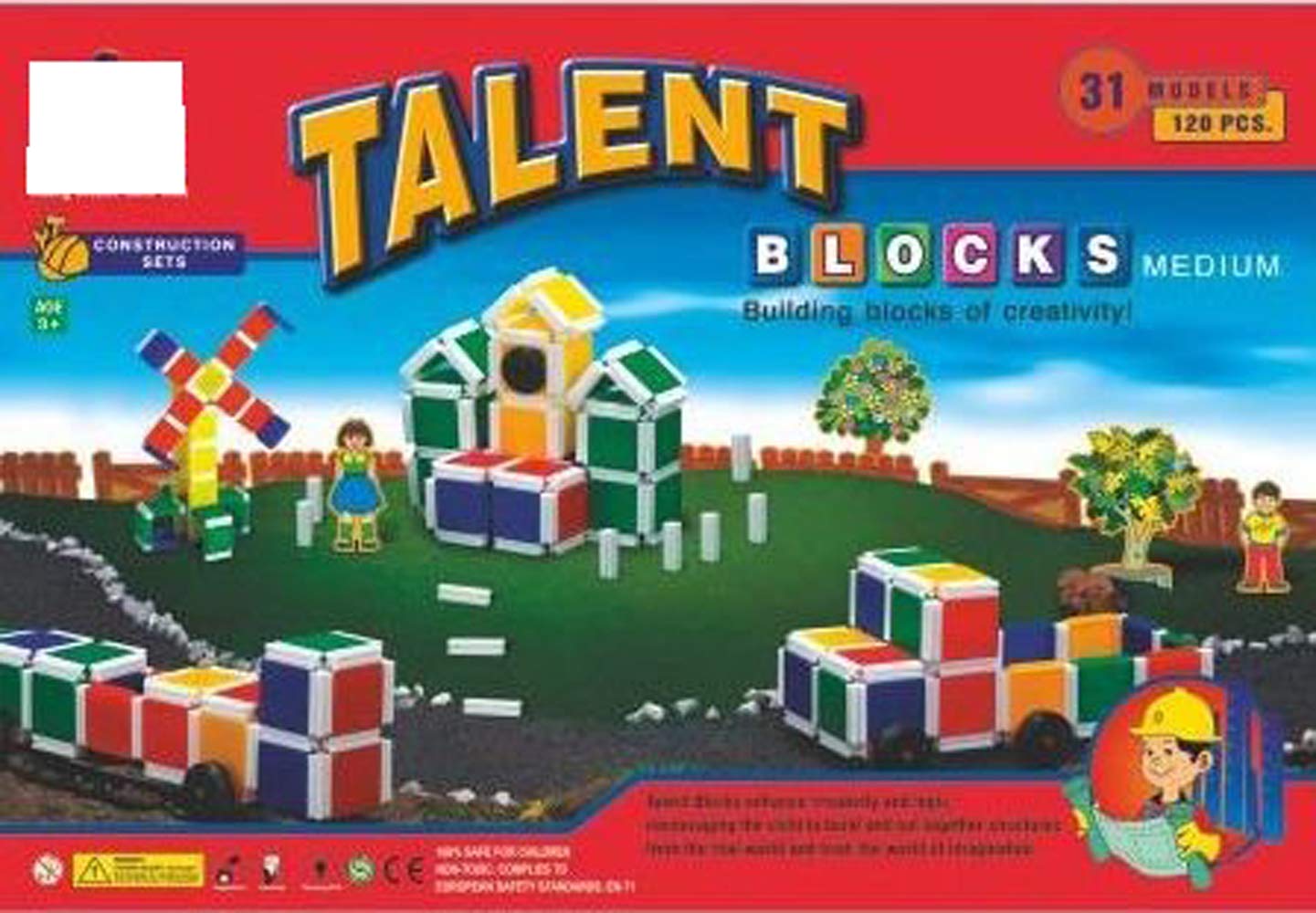 ₹799 to ₹250 | 69% Off - Unleash Creativity with 120Pcs Talent Blocks Game (31 Models Included)
