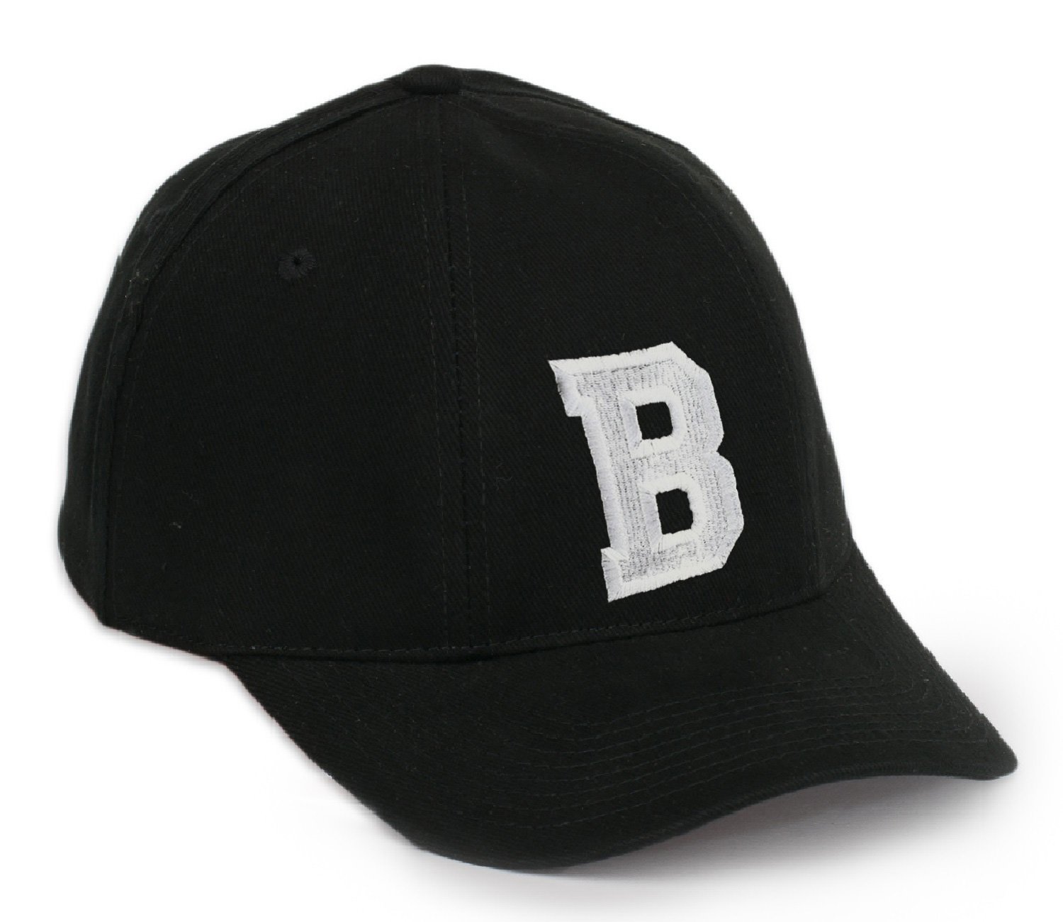 Mfaz Morefaz Ltd Men's B Morefaz Casual Aseball Cap A-Z Letter Alphabet Embroidered Hat Hats Caps Adjustable Strap Snap Ack (B) Mfaz Ltd