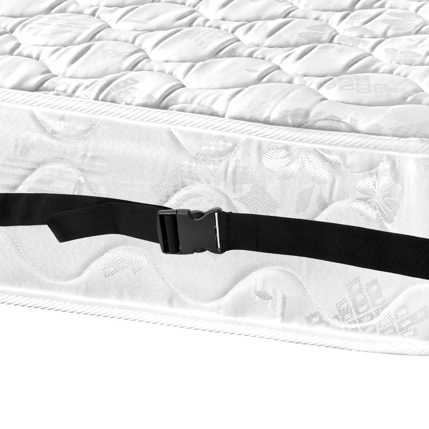 QWORK® uchwyt na materac, 12 m x 5 cm, mostek miłosny do materacy, łączy dwa materace, klin na materac, regulowany podwójny mostek