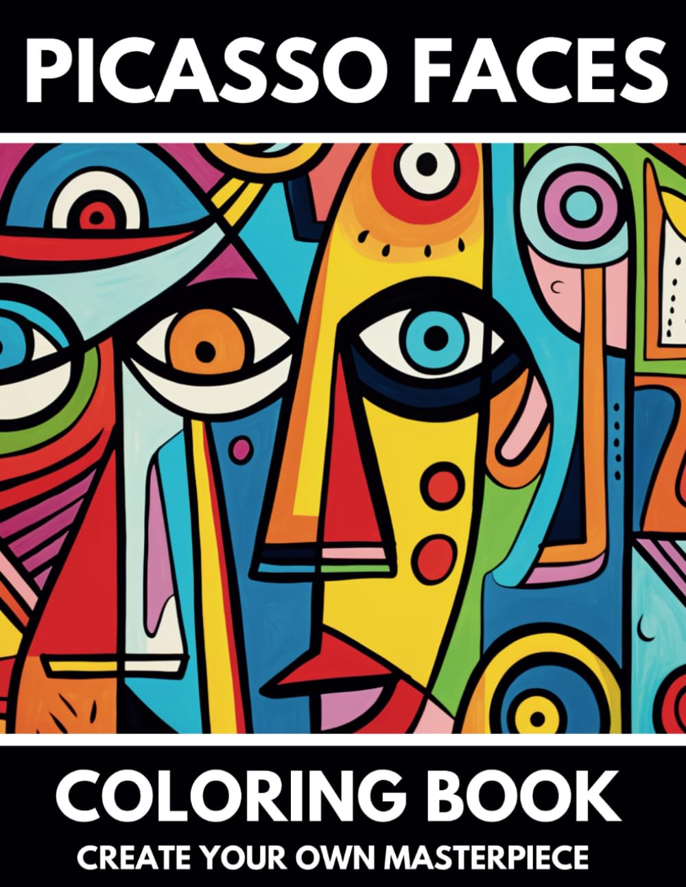 Picasso Faces: 30 Picasso-Inspired Illustrations for Relaxation and Creative Expression