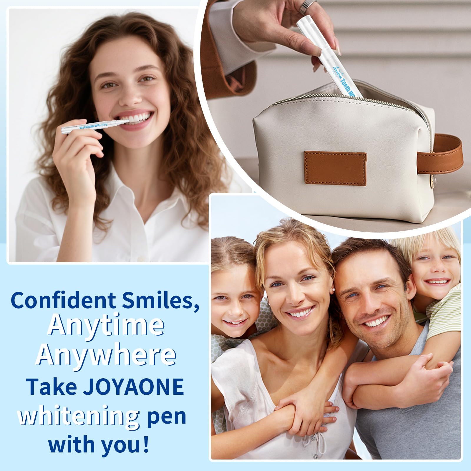 Lápiz blanqueador dental, 2 unidades, blanqueador dental para eliminar manchas, blanqueamiento profesional de sonrisa en casa y fuera de casa (2 bolígrafos blanqueadores de dientes)