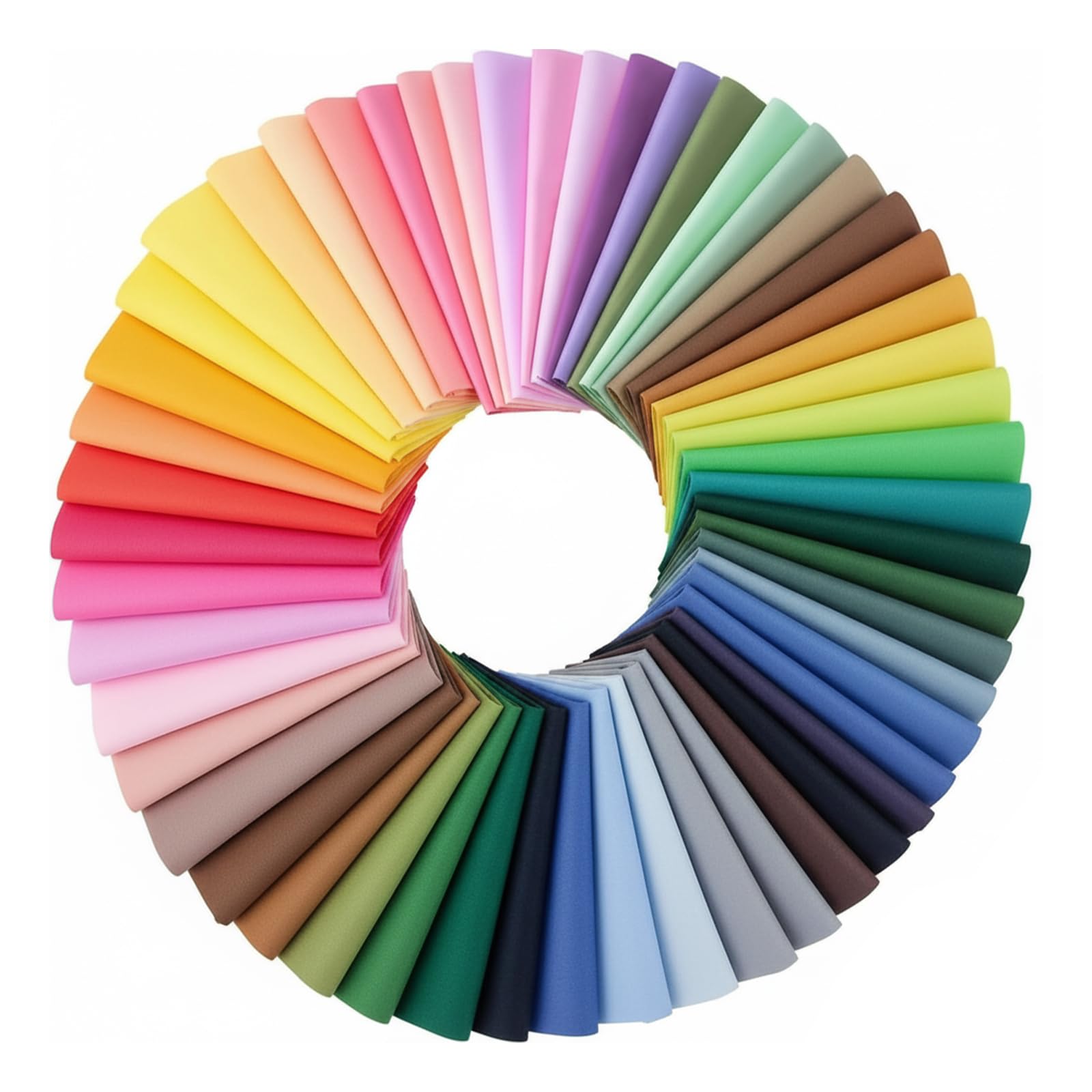 Mennyback Clourful 50-Piece Cotton Fabric Squares Bundle – Colorful Pre-Cut Quilting Materials, Quilting Fabricsewing Fabricpatchwork Fabric Cotton Material For Diy Sewing, Crafting, And Patchwork Projects (10X10cm)