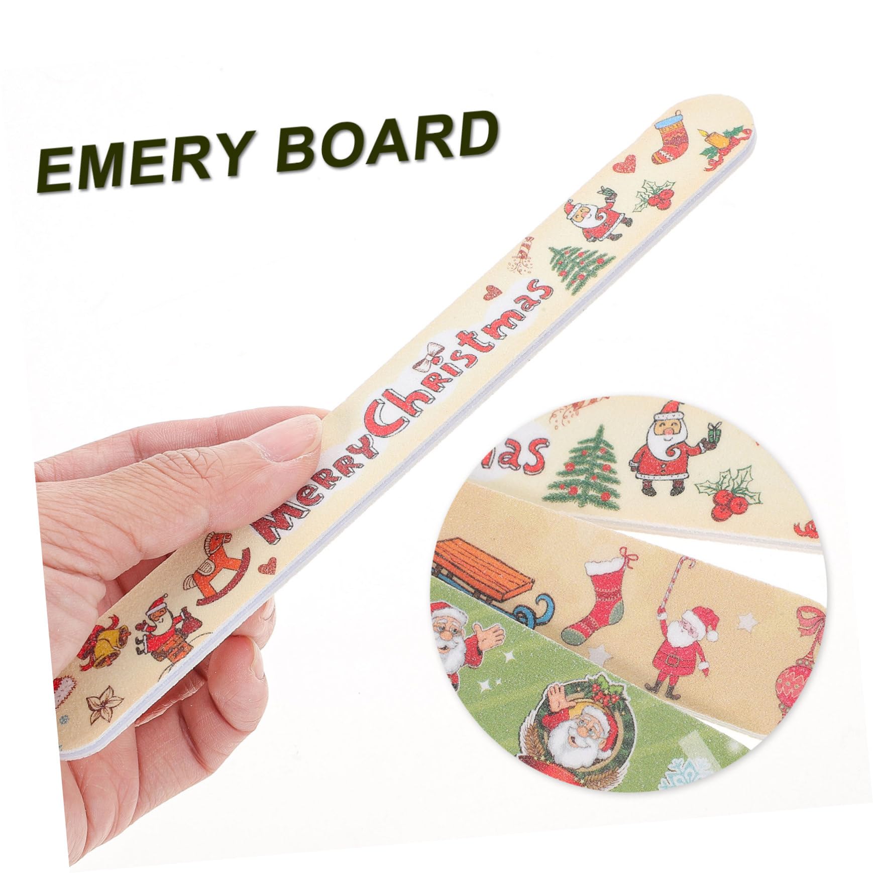 Weihnachts Nagelfeilen 12 Stück Emery Board für Maniküre
