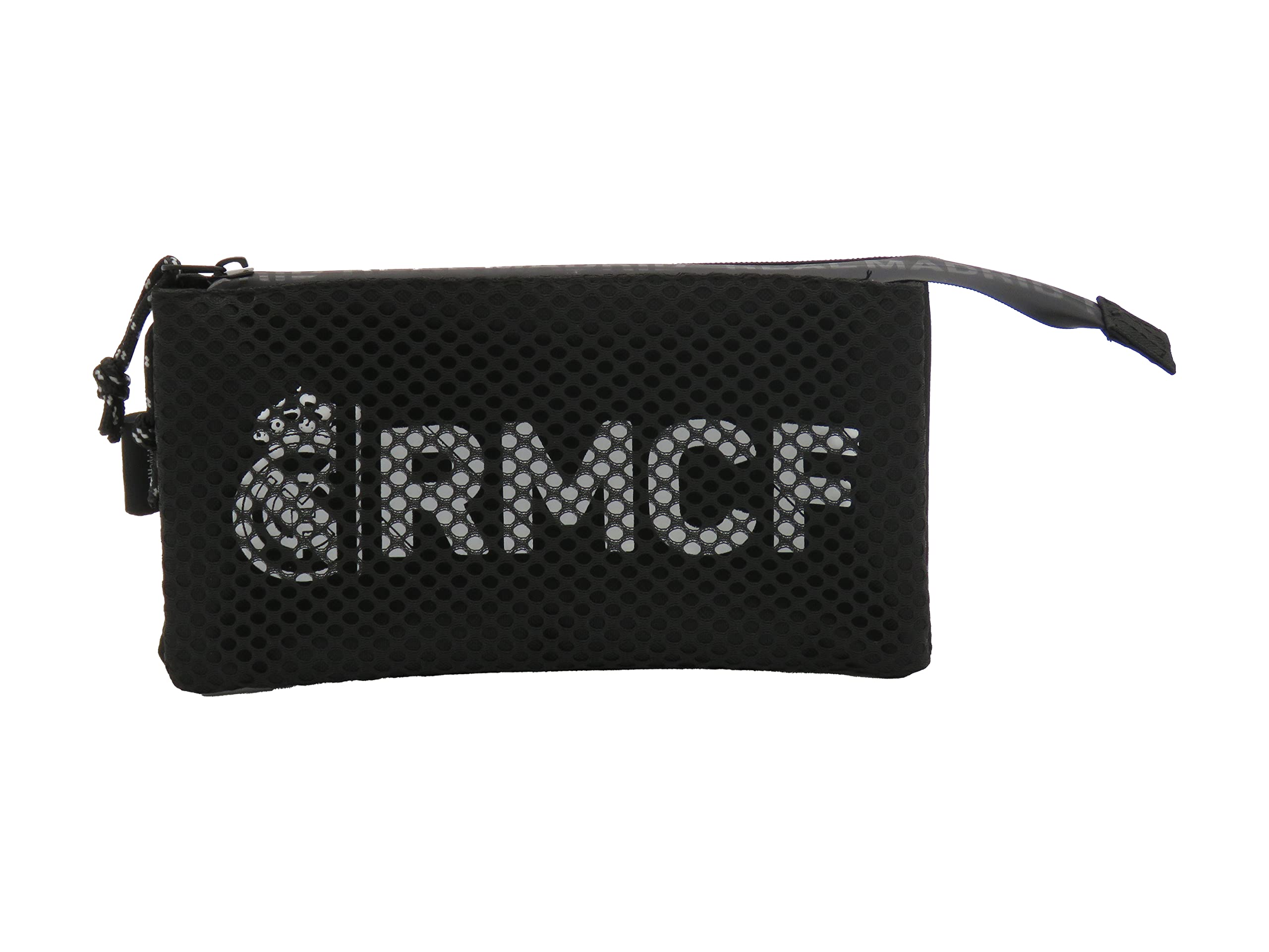 Real Madrid CF - Estuche Juvenil, Portatodo con Cremallera, 5 Compartimentos Color Negro (CyP Brands)