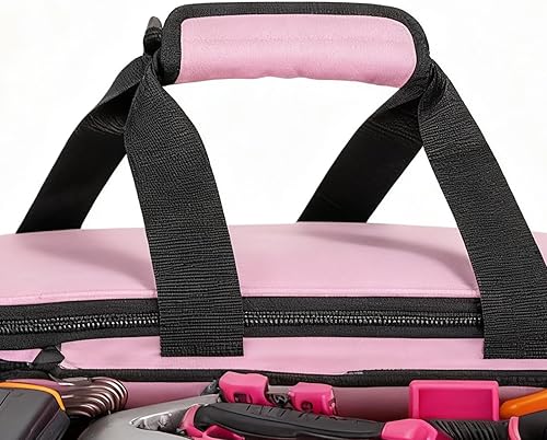 Miniatura 7 de Tools Bag, Carrier Pouch with Handle, Tool Tote for Carpenters, Heavy Duty Design Feature, Easy Carry Pack, Portable Work Accessory, Workshop