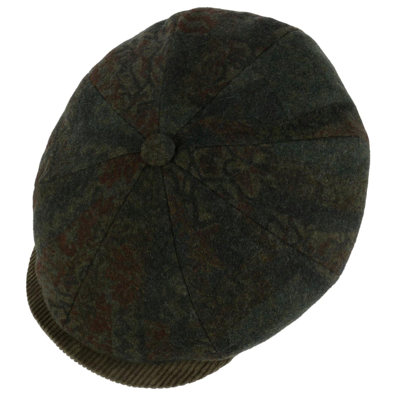 Stetson Hatteras Dark Paisley płaska czapka z daszkiem, męska czapka balonowa, wyprodukowana w UE, z daszkiem, na jesień, zimę, jesień i zimę