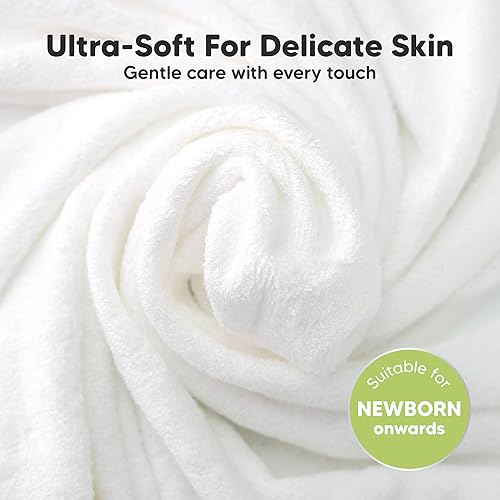 Miniatura 3 de Paquete de 6 paños de algodón para recién nacidos, paños de muselina de algodón orgánico suaves para bebés, bebés, niños, toallas para niños