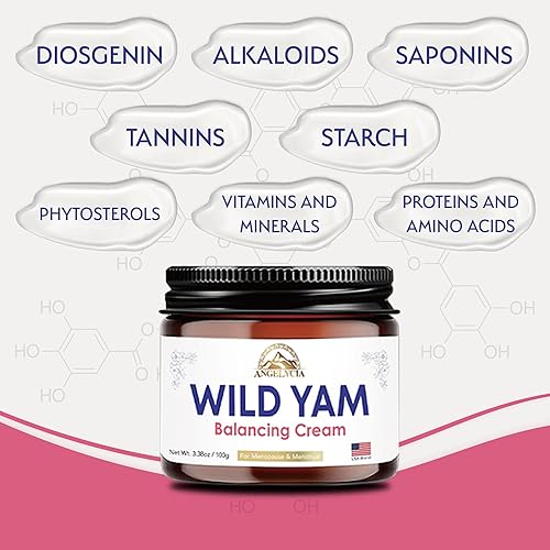 Miniatura 8 de Crema de ñame silvestre para el equilibrio hormonal  Equilibrio hormonal para mujeres  Crema de estrógeno  Crema de ñame silvestre 100% pura