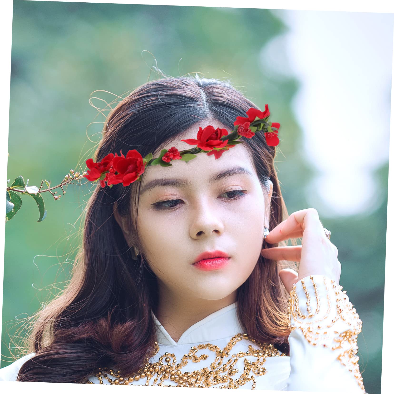 SOIMISS 18stücke Teiliges Blumenkronen Hochzeiten Elegante Haarkränze Mit Lebendigen Farben Für Bräute Brautjungfern Und Blumenmädchen Für Hochzeitsfeiern Und Fotoshootings