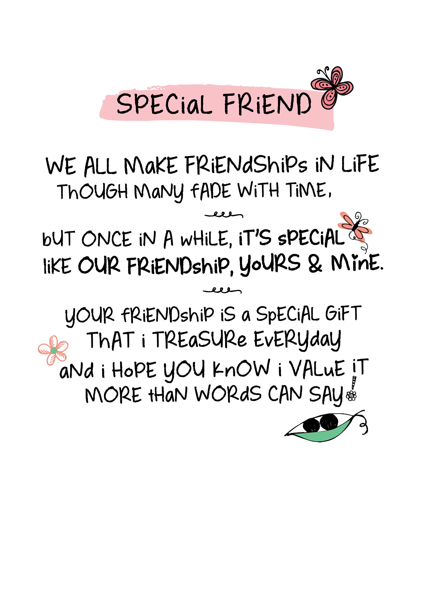 Paper Trail Greetings Card - Special Friend