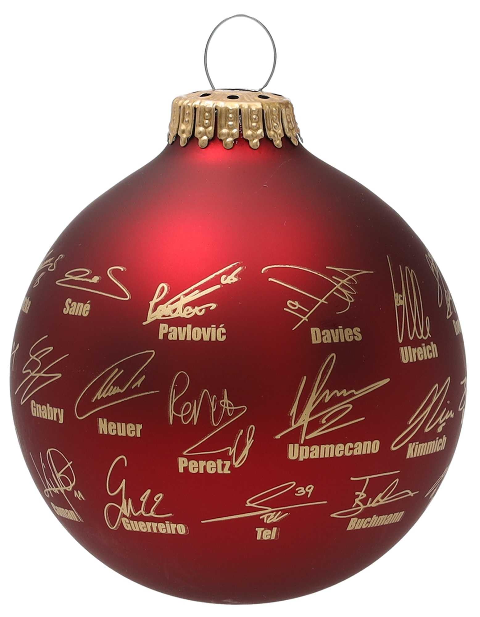 FC Bayern München Christbaumkugel - Signature 2024/25 - Weihnachtskugel FCB