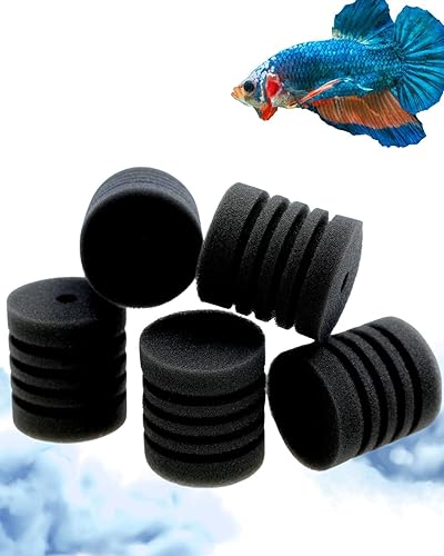 Filtro de esponja para acuario, juego de lujo para cría de alevines, filtro de esponja fina pequeña para tanque de peces de hasta 10 galones, mini