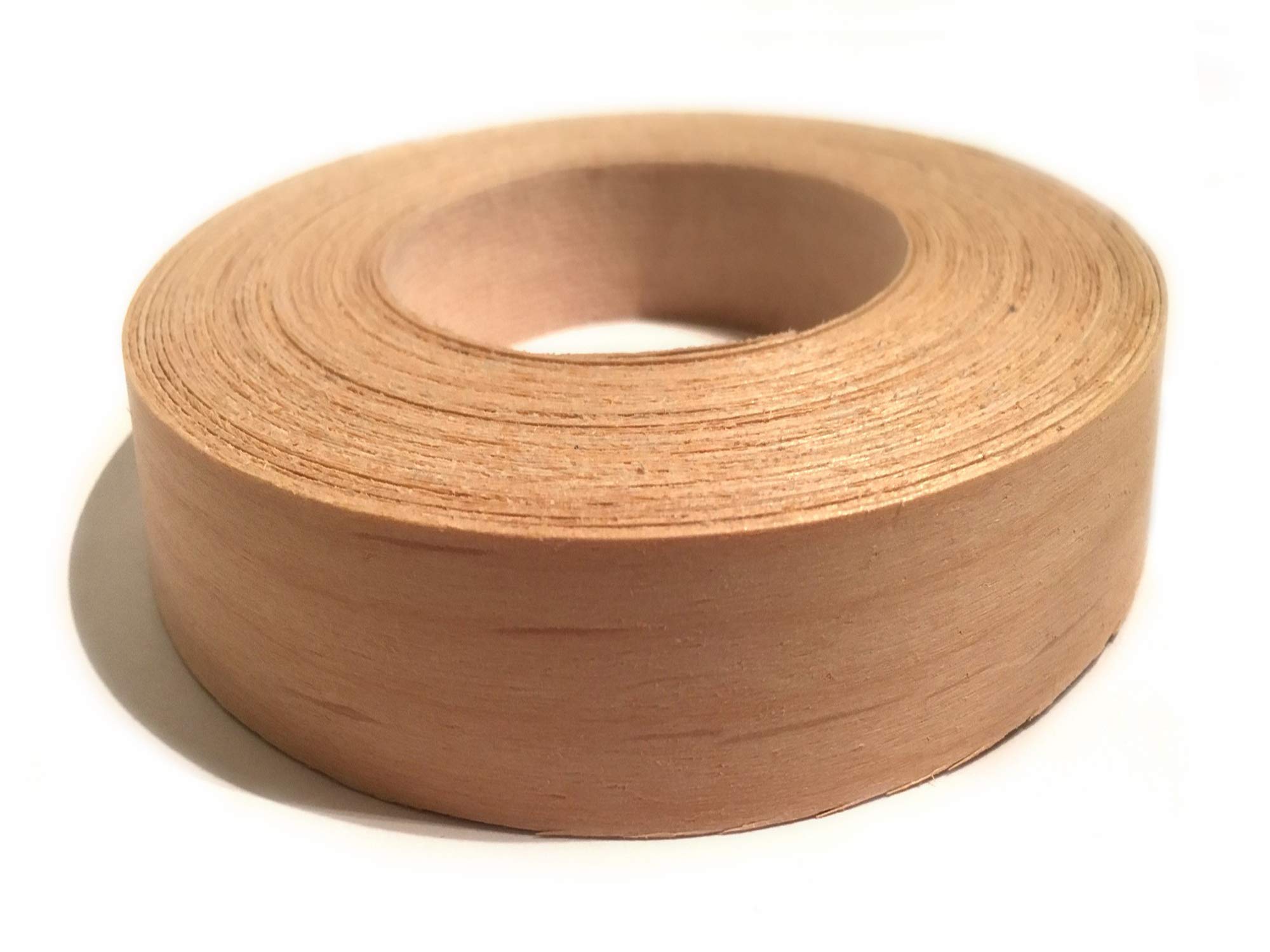 Edge Supply Alder 2 inch X 50 ft Roll, Wood Veneer Edge Banding Pre glued, Iron on with Hot Melt Adhesive, Flexible Wood Tape Sanded to Perfection.