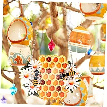 蜂の巣型インテリア装飾 約20cm 蜂の巣型インテリア装飾 約20cm