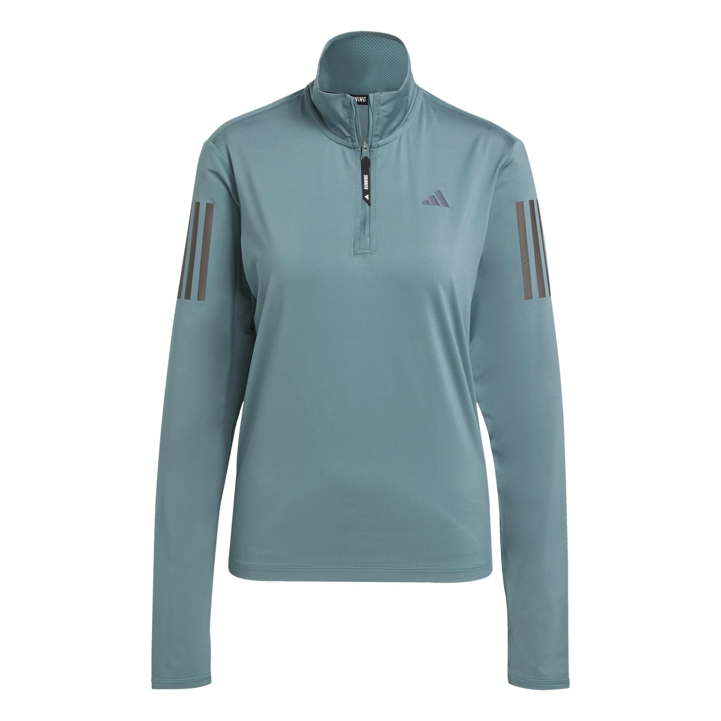 adidas Women's Own the Run Half-Zip Jacket, Preloved Teal, XXL