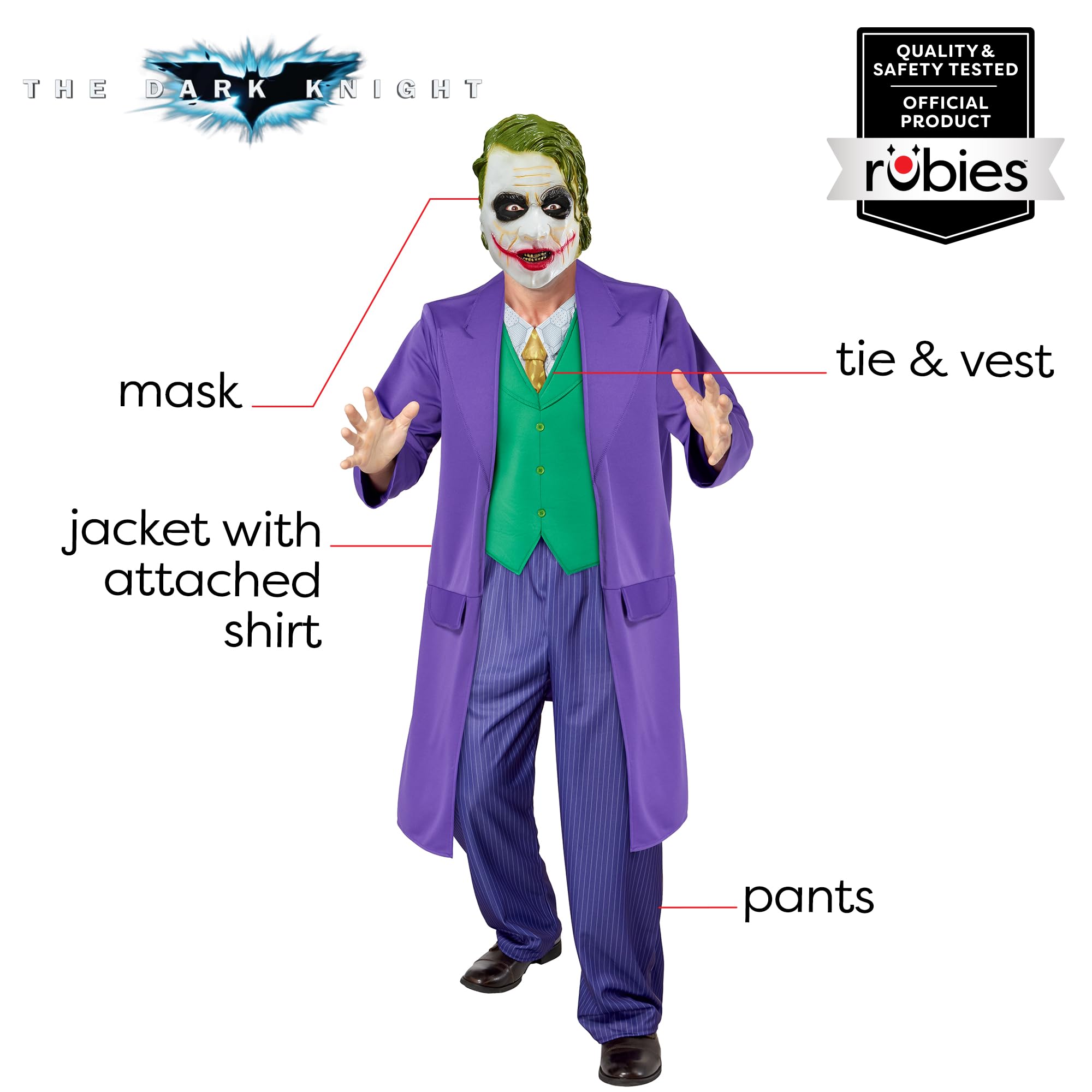 Amazon.co.jp: ジョーカー コスプレ バットマン ダークナイト