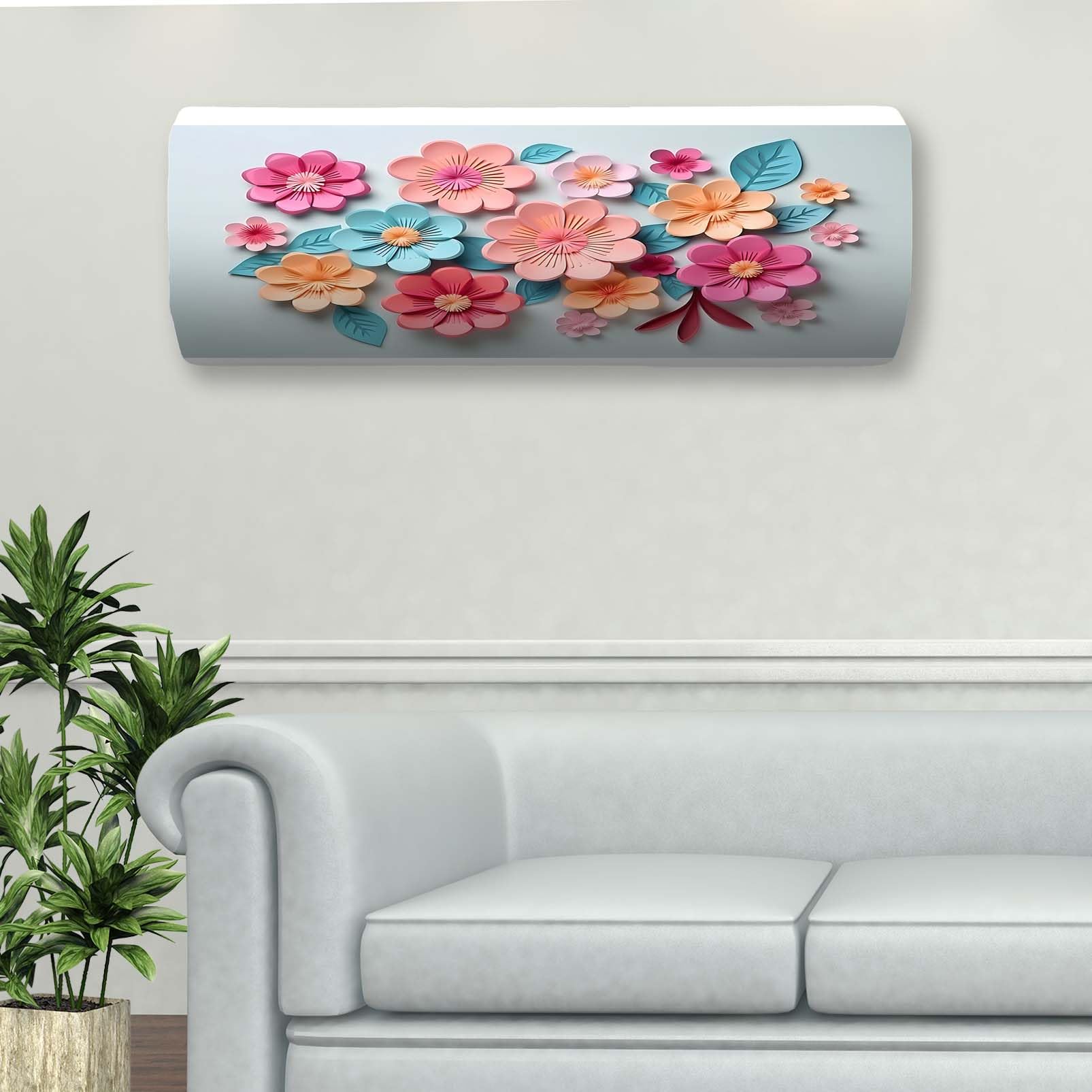 NABAAT AC Cover - Yellow Butterfly Design -16