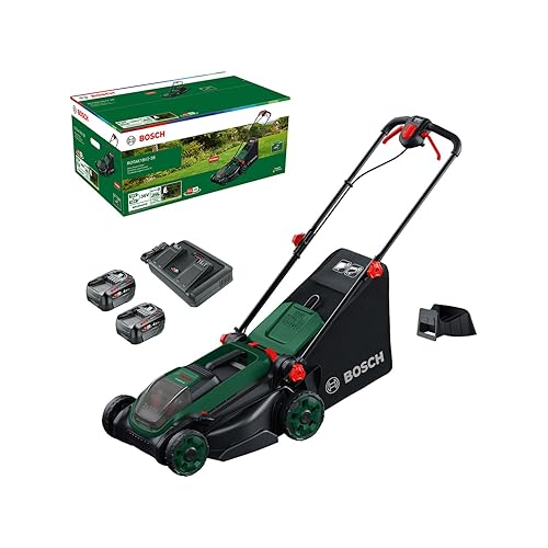 Bosch Tondeuse à Gazon sans-Fil ROTAK18V2-38 (Largeur de Coupe: 38