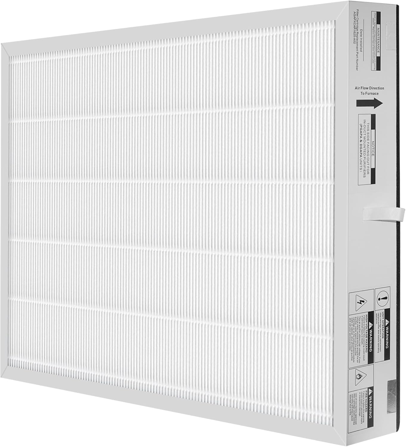 PGAPXCAR1625 Replacement Filter MERV16 16" x 25" x 3", Furnace Filter Compatible with Bryant/Carrier PGAPAXX1625 Air Purifiers, Compared to Part# PGAPXCAR1625-A02, AGAPXCAR1625, AGAPXCAR1625-A02