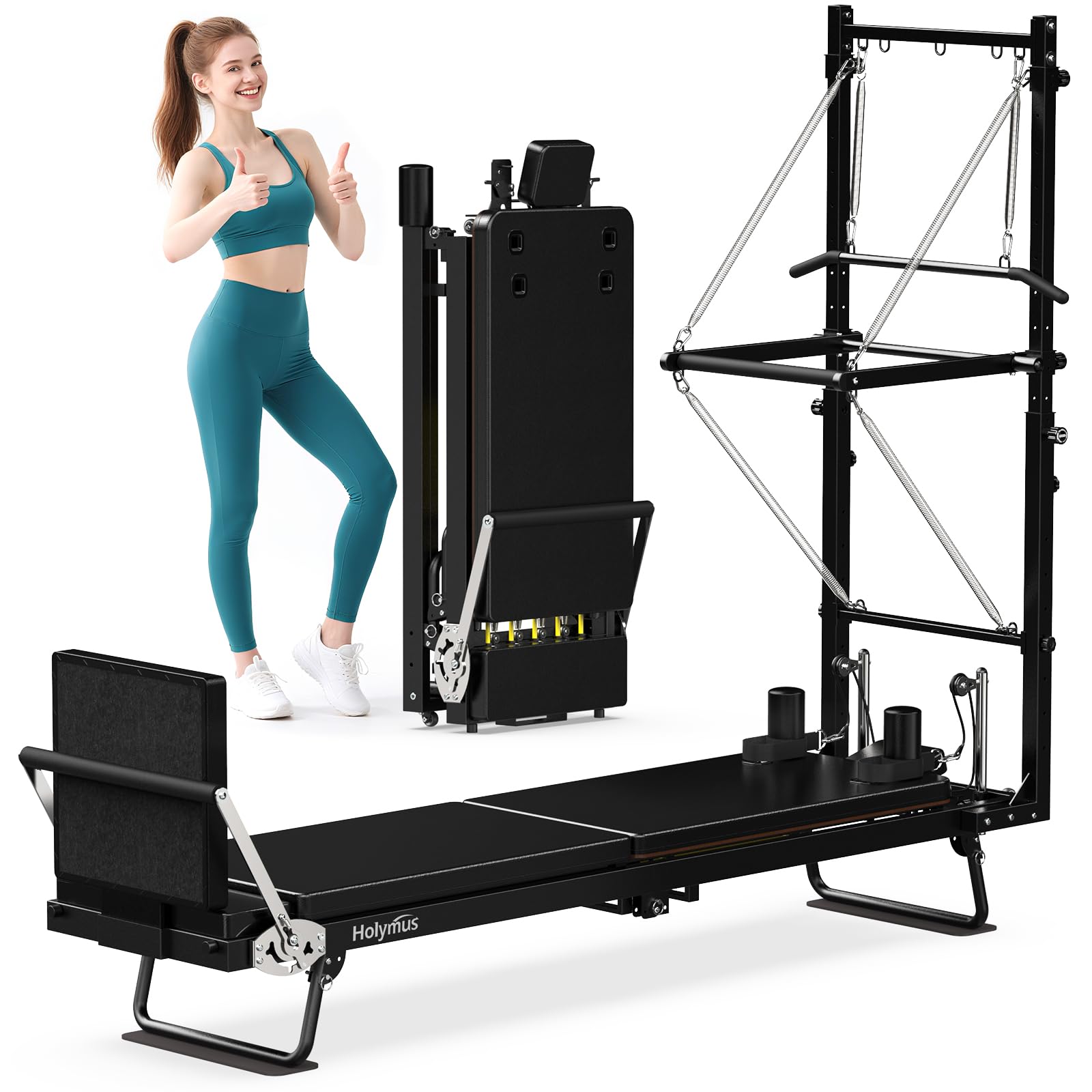 Holymuss Pro 93 Inch Foldable Pilates Reformer